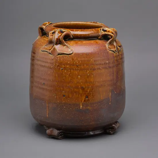 A Peter Alger stoneware vase,